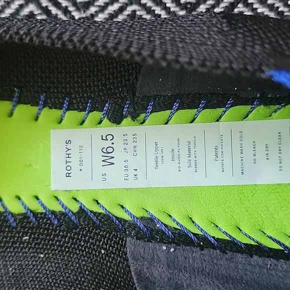 Rothy’s round toe black ballet flats size 6.5 - Picture 10 of 10